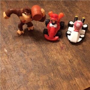 Mario Kart Toy Set with Donkey Kong and Mario
